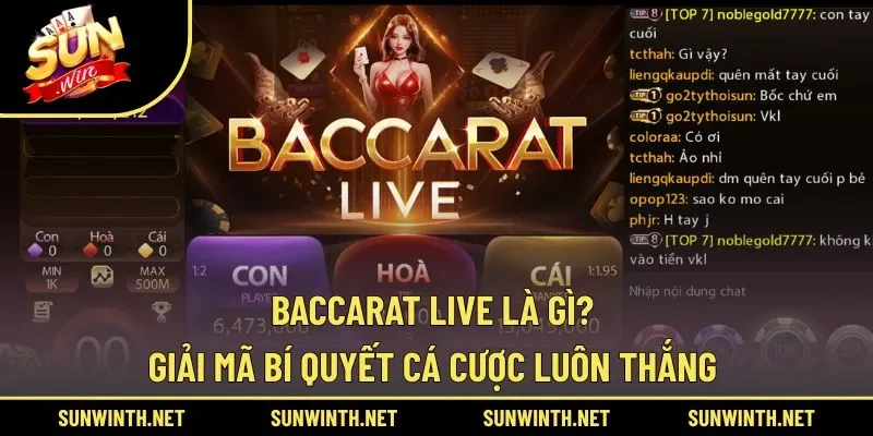 Baccarat live
