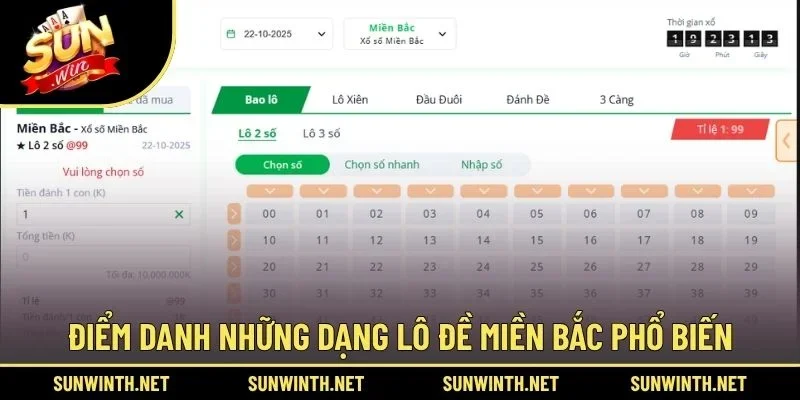 Điểm danh những dạng lô đề miền Bắc phổ biến