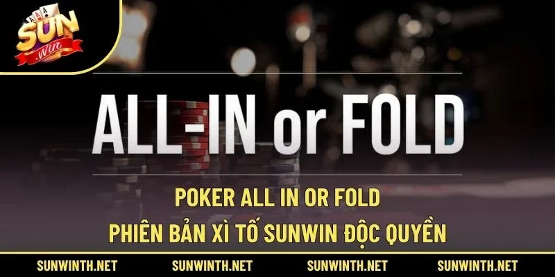 Poker All In Or Fold
