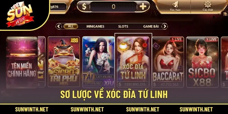 Tổng quan về Xóc Đĩa Tứ Linh