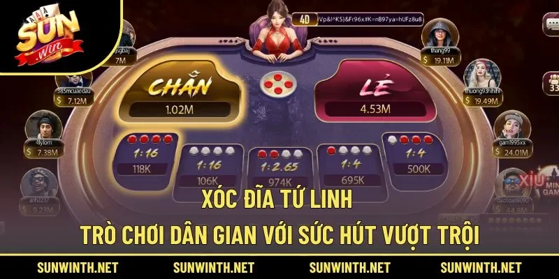 Xóc Đĩa Tứ Linh